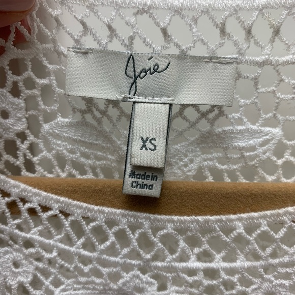 Joie White Floral Dress Size XS - Picture 3 of 4